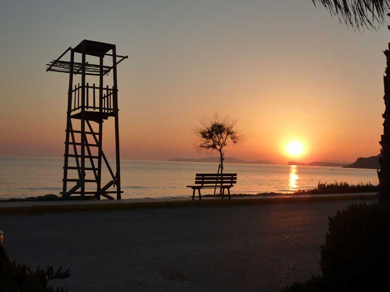 Arillas Beach Sunset